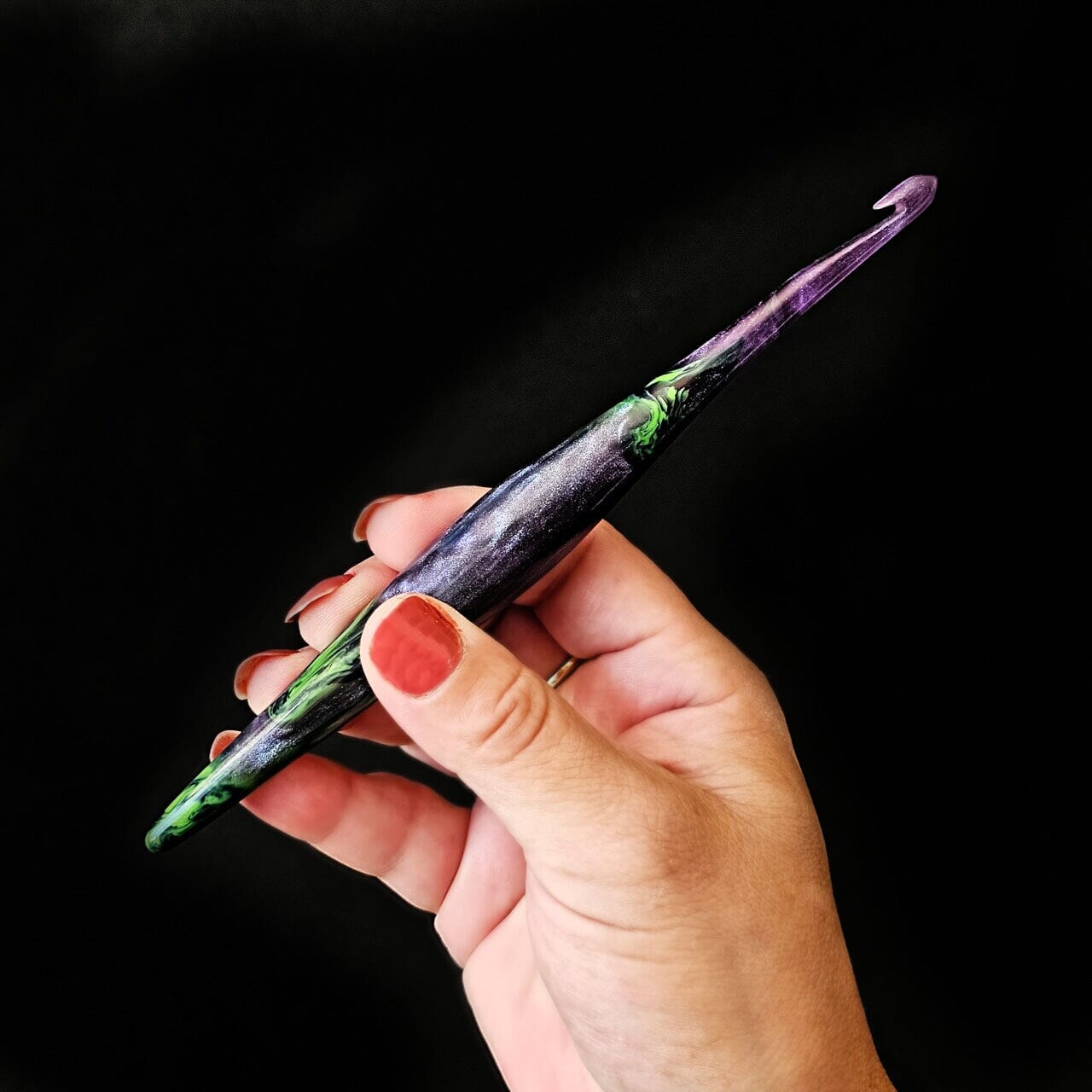 Limited Edition Borealis Streamline Galaxy Crochet Hooks Galaxy Streamline Furls
