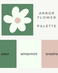 Daisy Squares Throw Wander Kit Wander Pattern Kit FurlsCrochet Arbor Flower Silver Streamline Metal