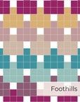 Middle Finger Blanket Wander Kit Wander Pattern Kit FurlsCrochet Foothills Silver Streamline Metal