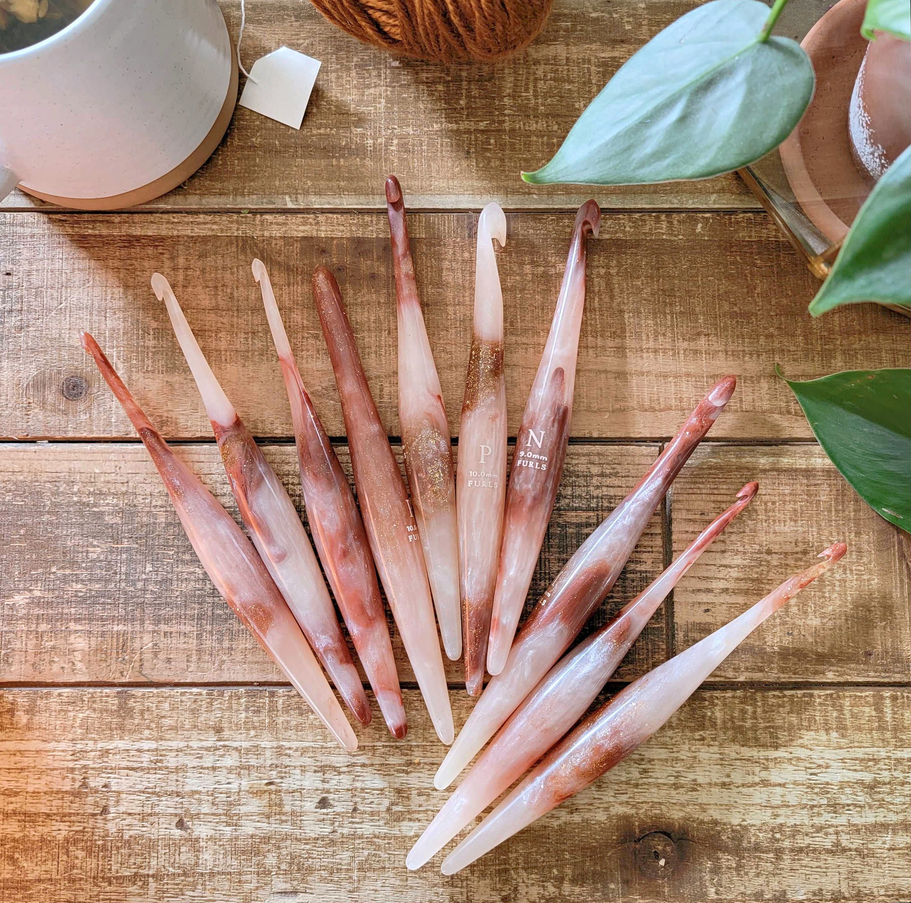 Jupiter Streamline Galaxy Crochet Hooks Galaxy Streamline Furls