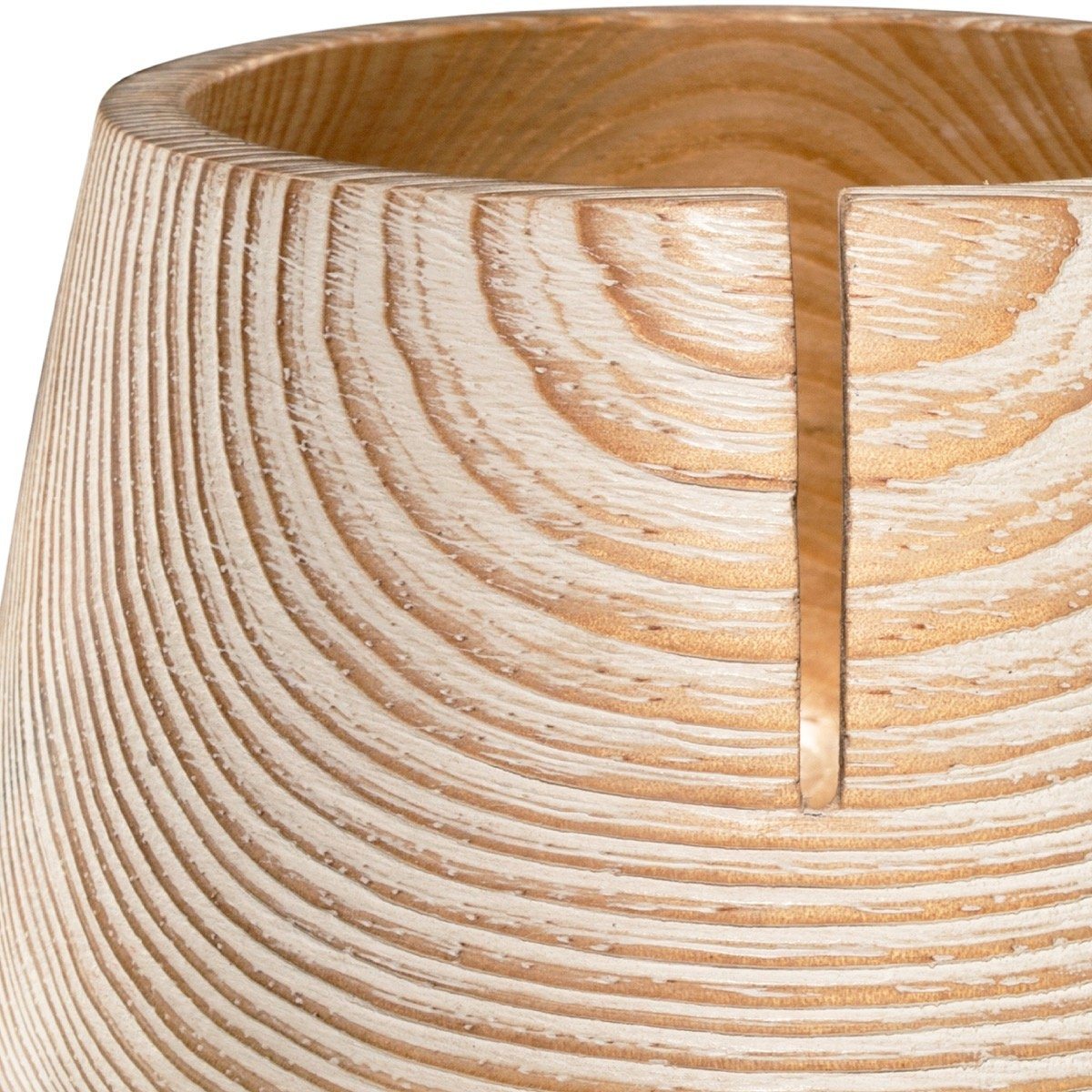 Handmade Minimalist Pine Wood Yarn Bowls Yarn Bowl Furls
