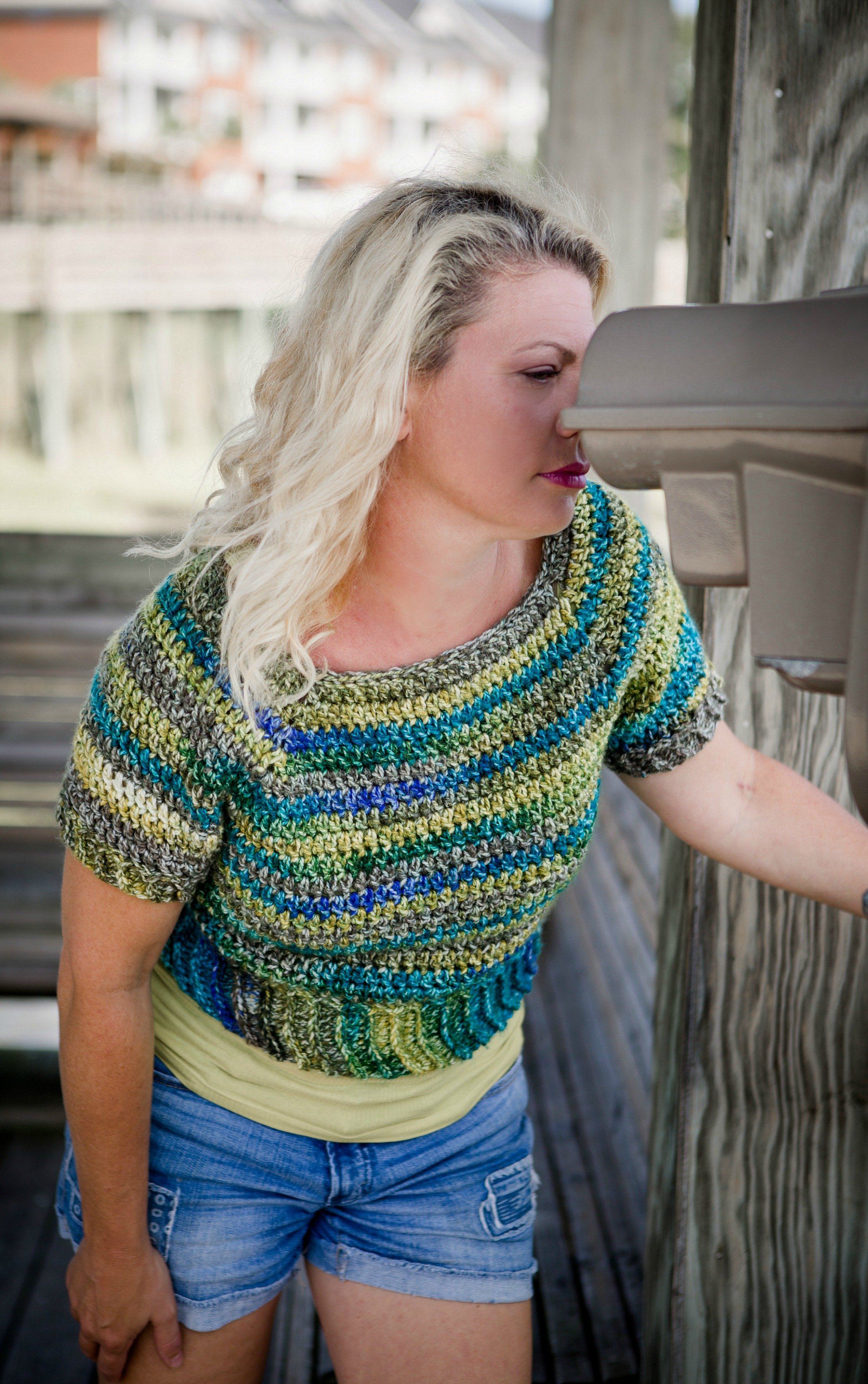 Free Cropped Top Crochet Pattern- Sightseer