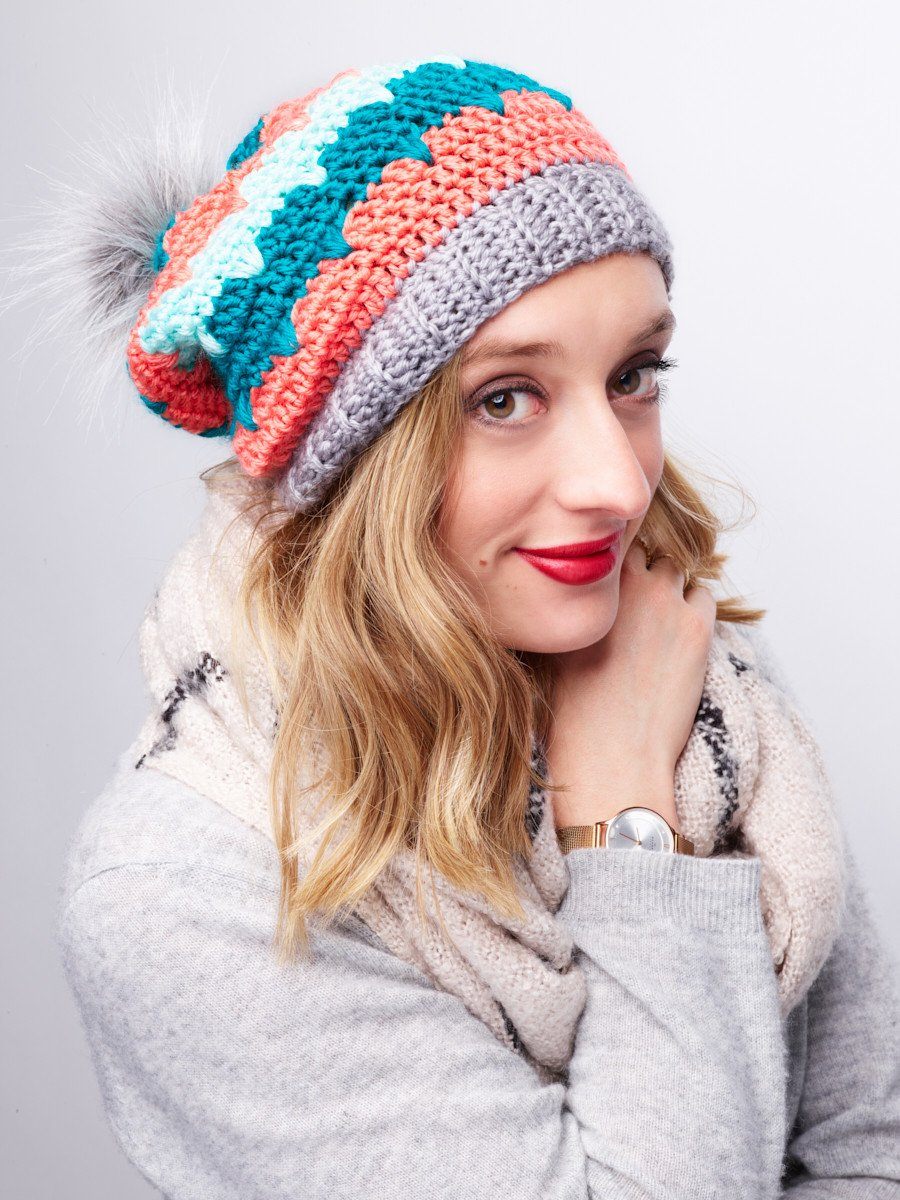 Andean Peaks Crochet Hat