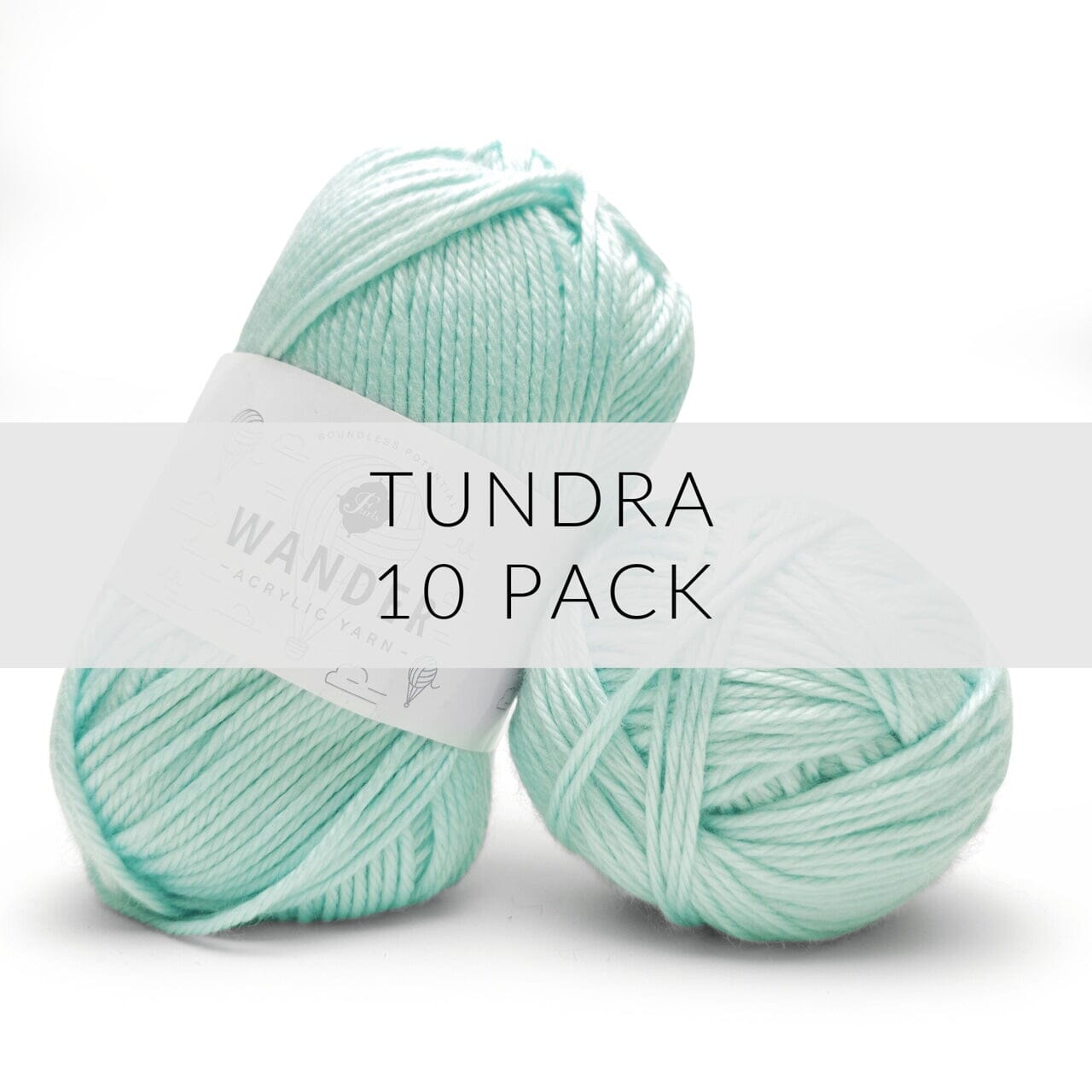 10 Pack Wander Acrylic Yarn Yarn FurlsCrochet Tundra 