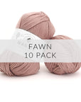 10 Pack Wander Acrylic Yarn Yarn FurlsCrochet Fawn 