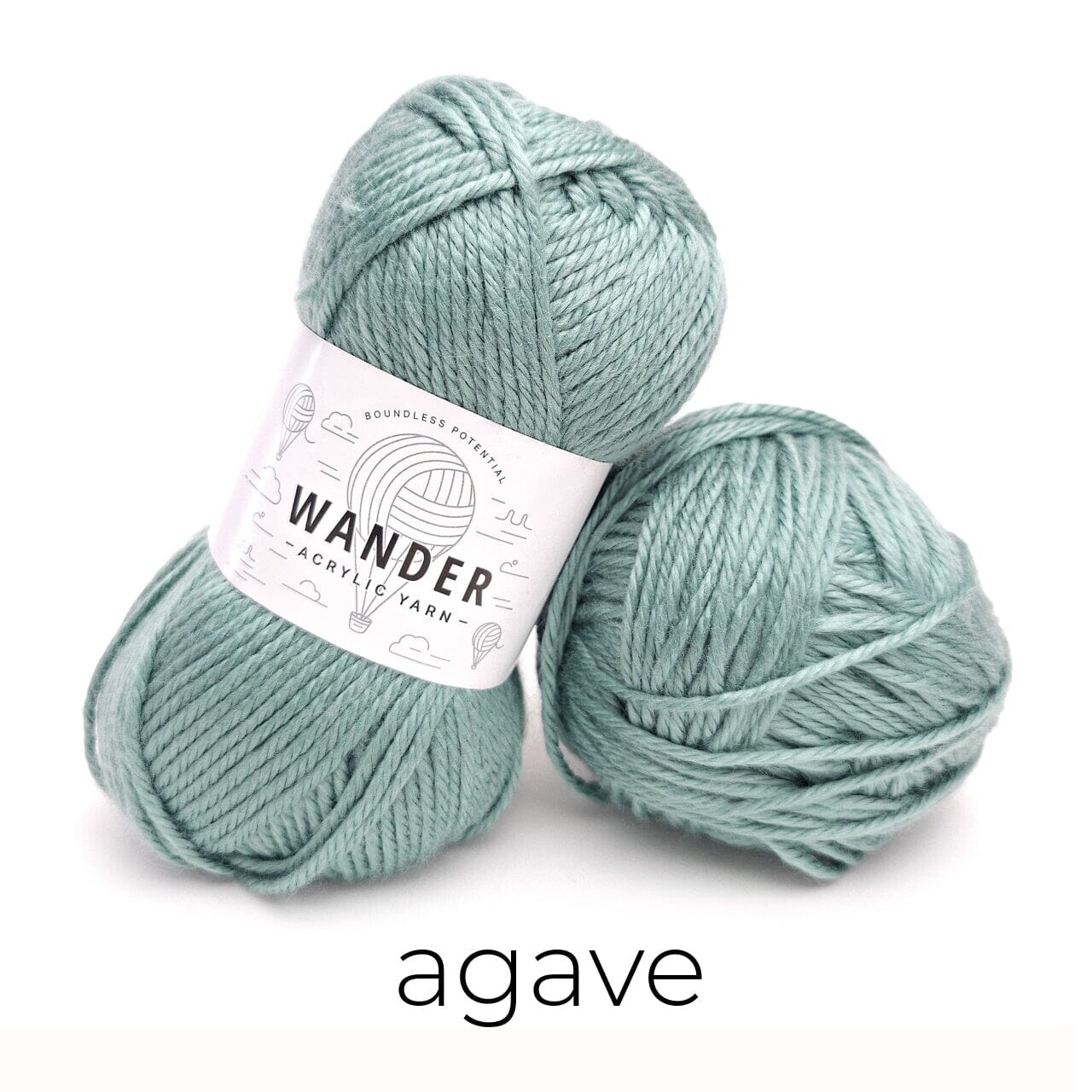 Wander Acrylic Yarn Yarn FurlsCrochet Agave 