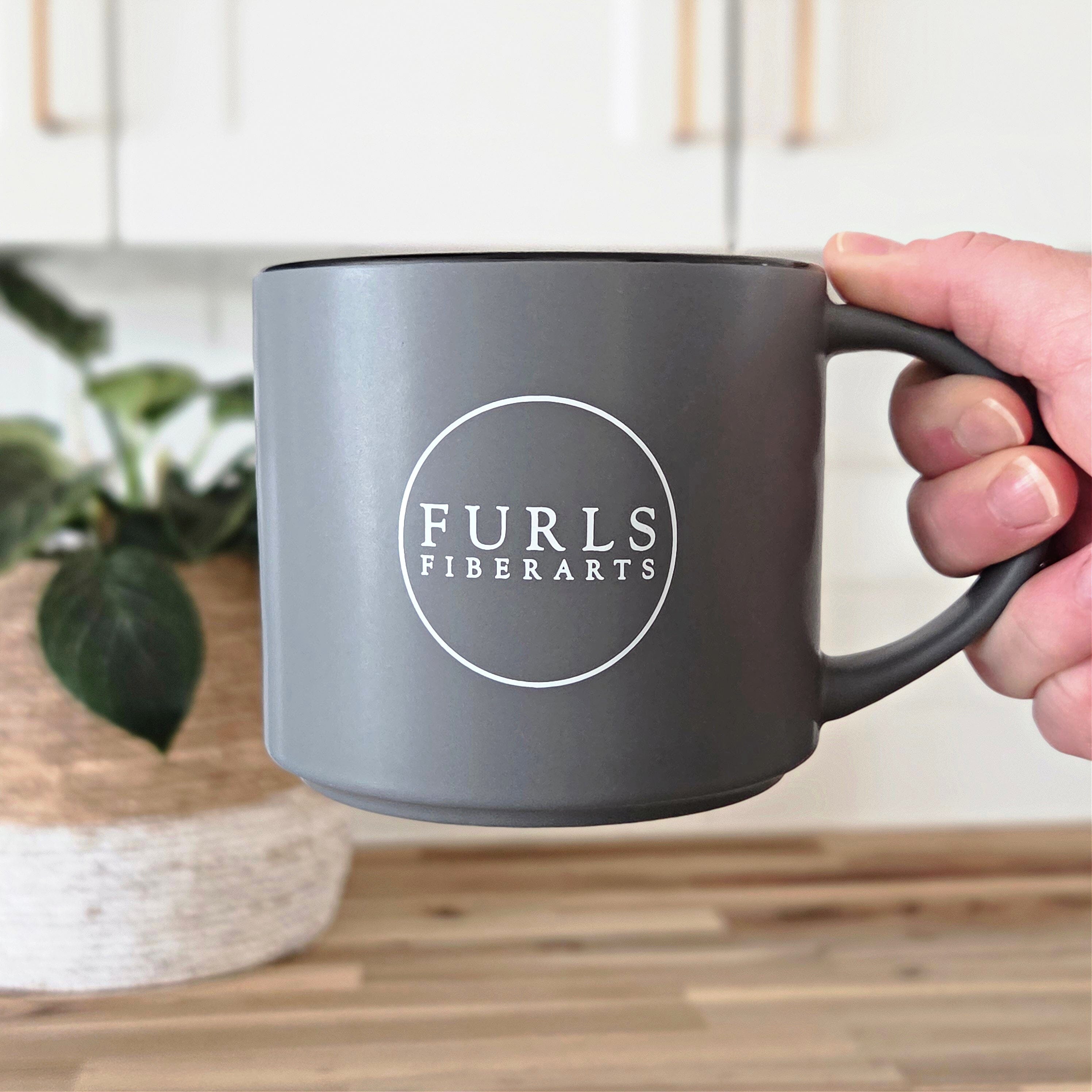 Furls Gray Coffee Mug Gift With Purchase FurlsCrochet 