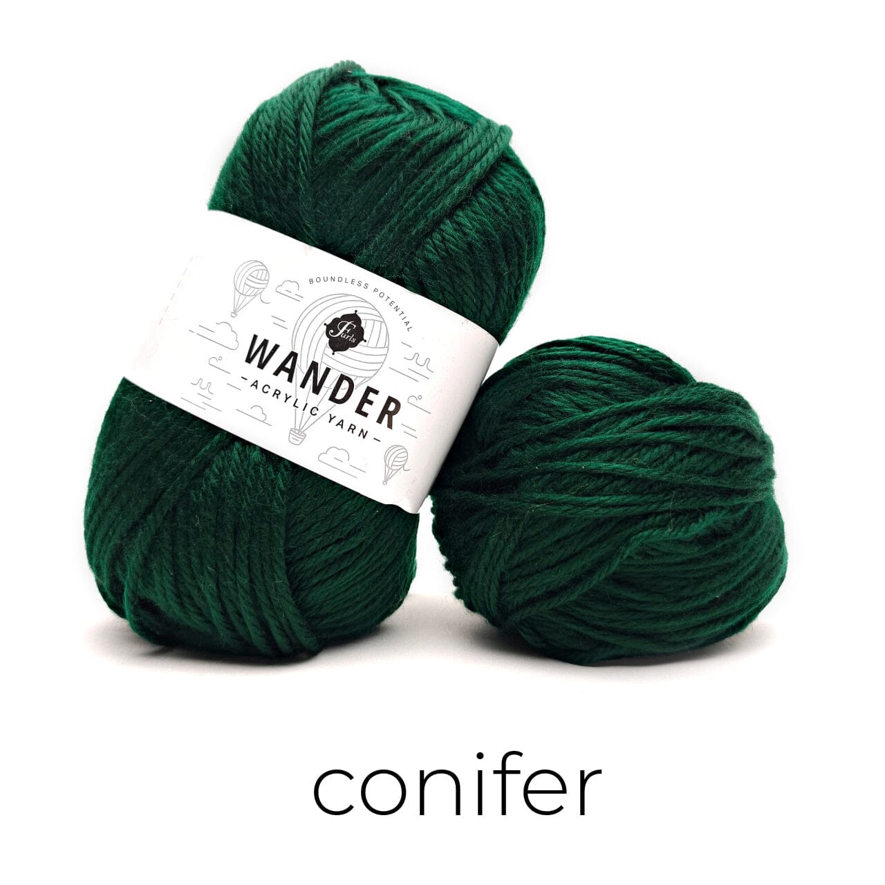 Wander Acrylic Yarn Yarn FurlsCrochet Conifer 