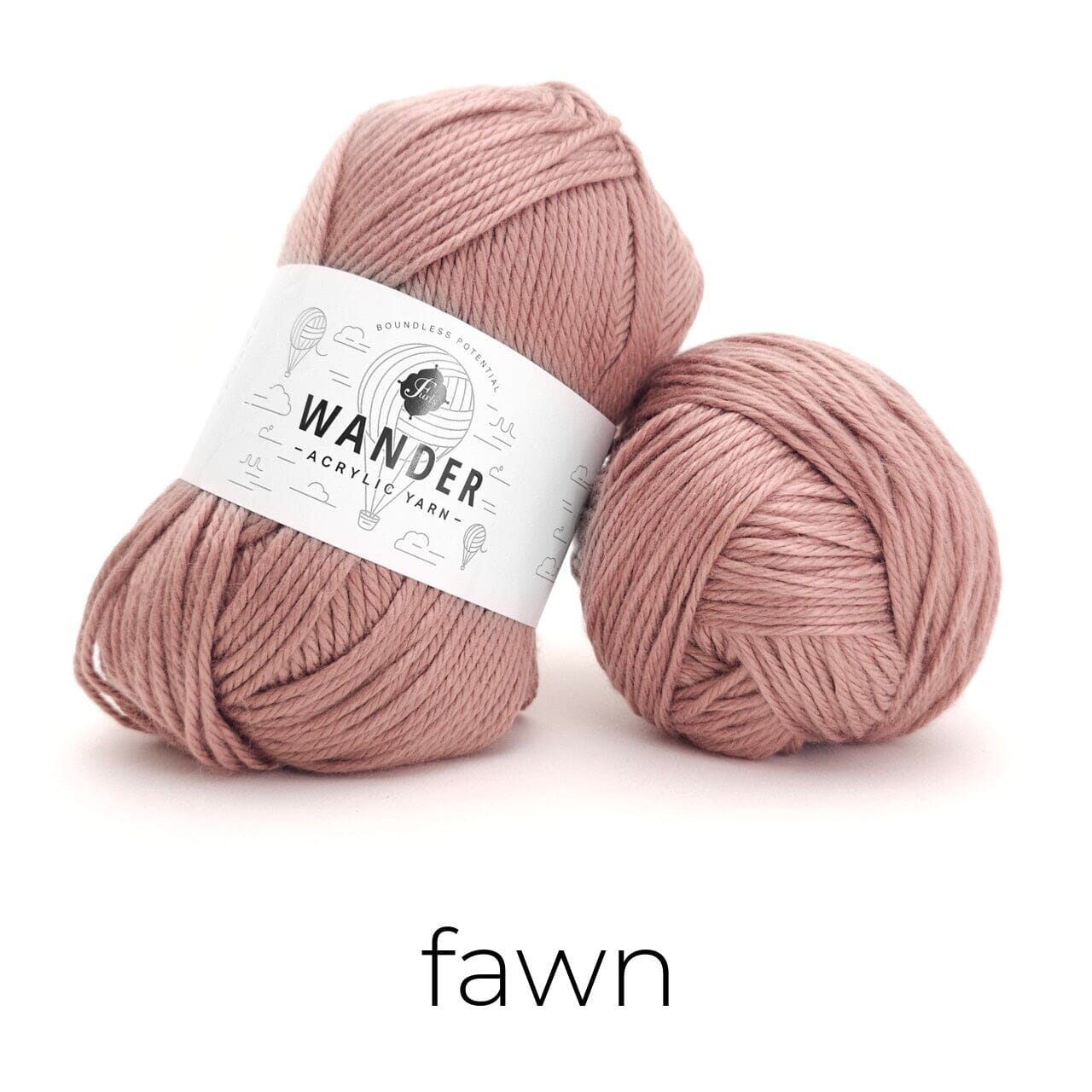 Wander Acrylic Yarn Yarn FurlsCrochet Fawn 