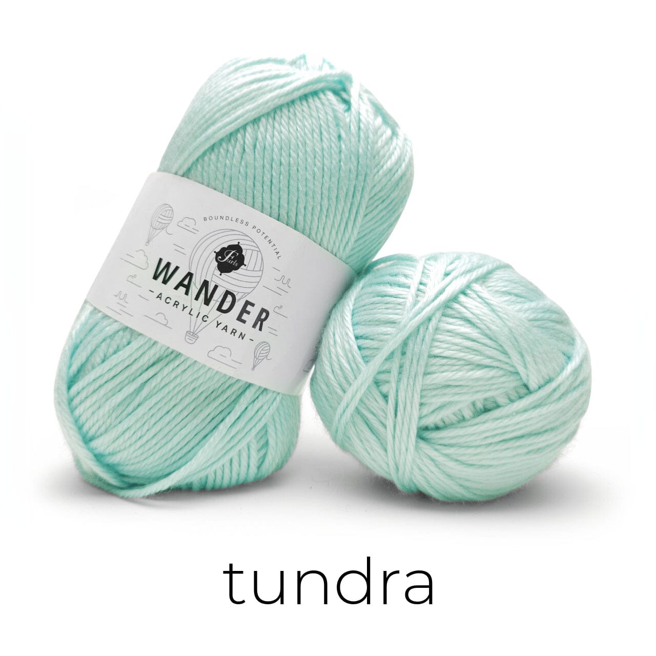 Wander Acrylic Yarn Yarn FurlsCrochet Tundra 