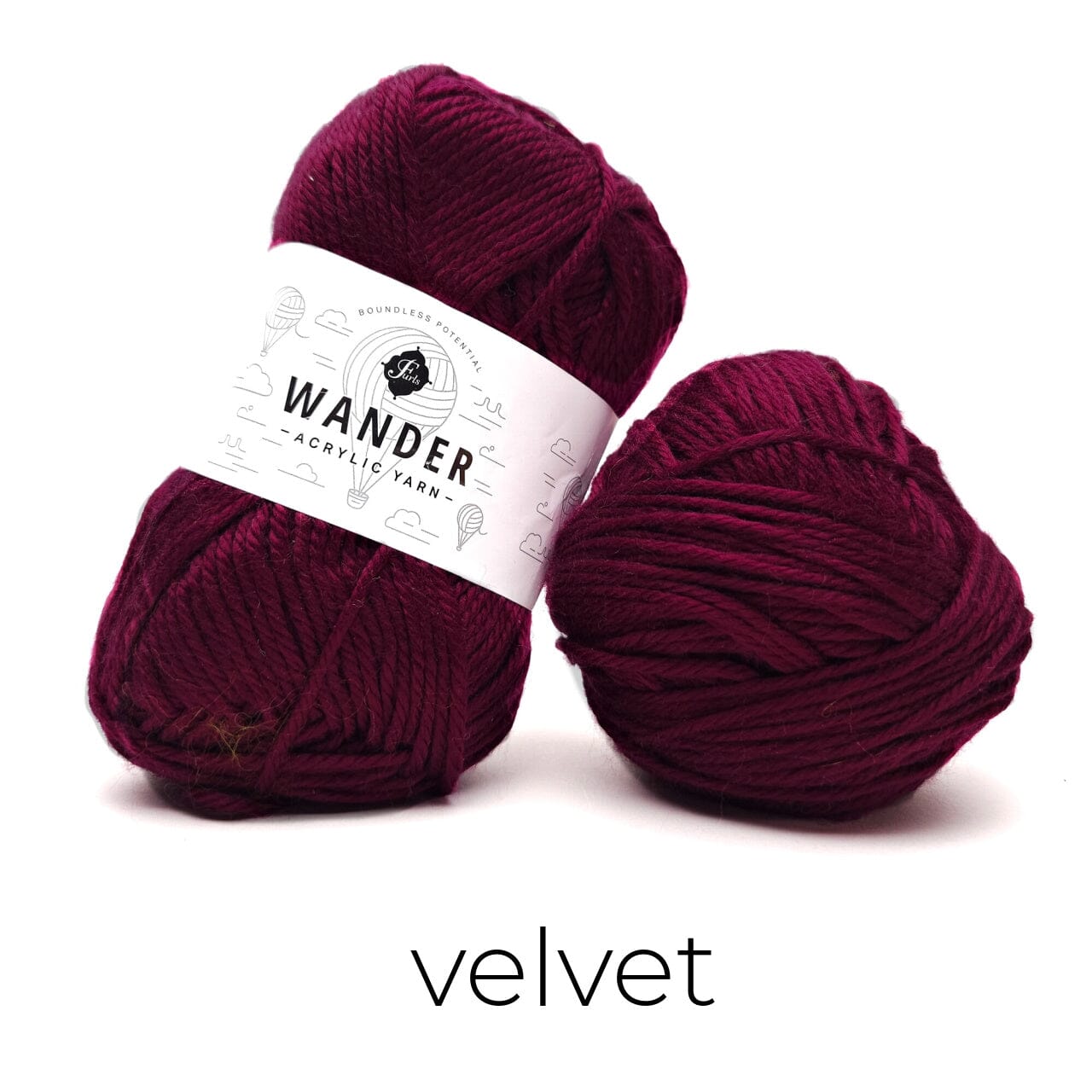 Wander Acrylic Yarn Yarn FurlsCrochet Velvet 