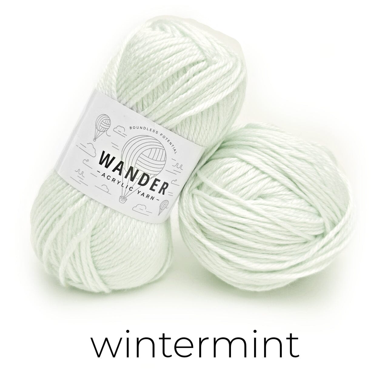 Wander Acrylic Yarn Yarn FurlsCrochet Wintermint 