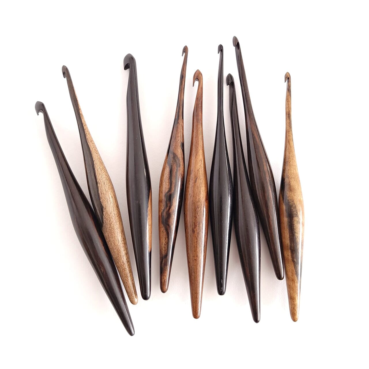 Ebony Streamline Wood Crochet Hooks FurlsCrochet 3.75mm (F) 